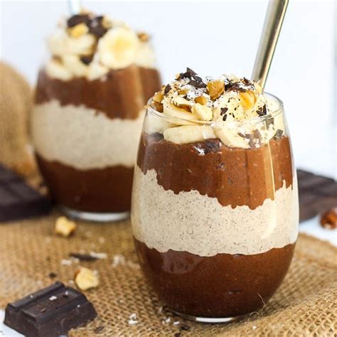 chia magos puding rétegezése