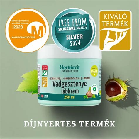 Farmasi vadgesztenyés lábkrém termékfotó