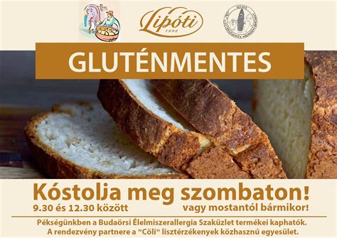 gluténmentes pékáruk