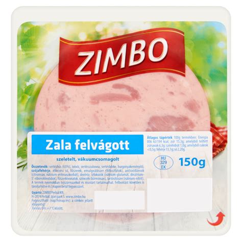 A Zala felvágott összetételének részletes elemzése