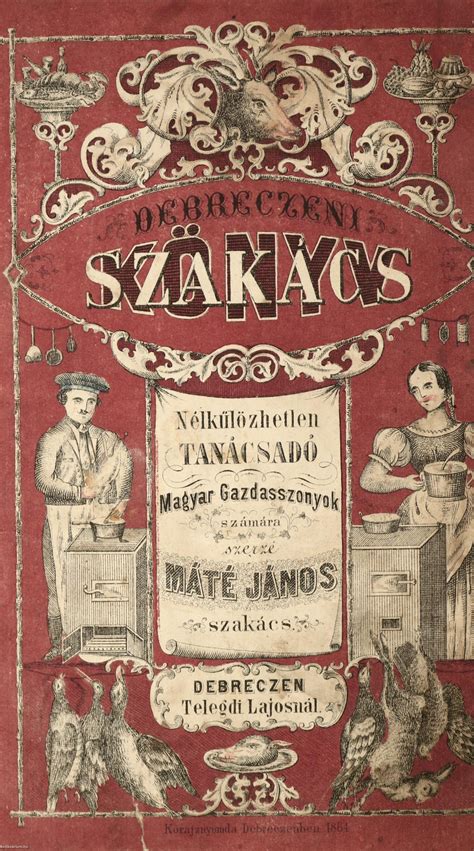 Régi magyar szakácskönyv címlapja