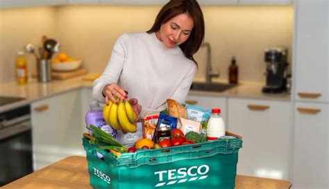 Tesco online rendelés és házhozszállítás illusztráció