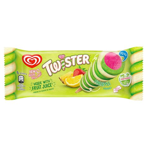 Twister jégkrém ízprofil