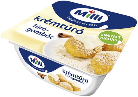 Milli fehércsokis-kókuszos és almáspite ízű krémtúró