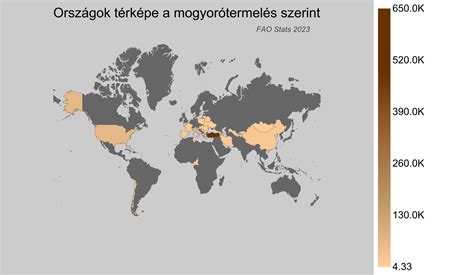 Kávétermelő régiók világtérképe