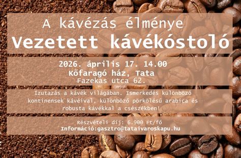 Kávékóstoló élmény