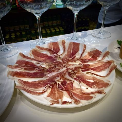 Jamón Ibérico szeletelő mester