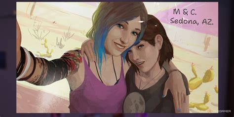 A Life is Strange logója és főszereplői