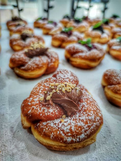 Bomboloni fánkok különleges formában