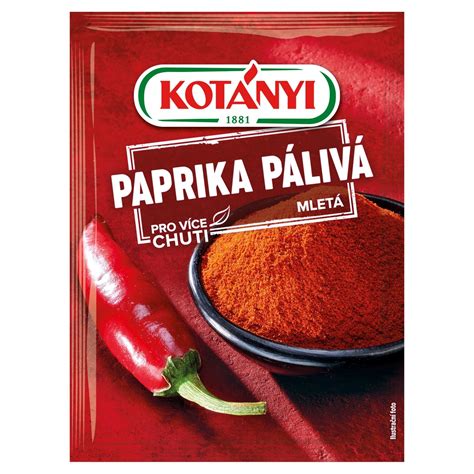 Kotányi paprika csomagolások a múltból