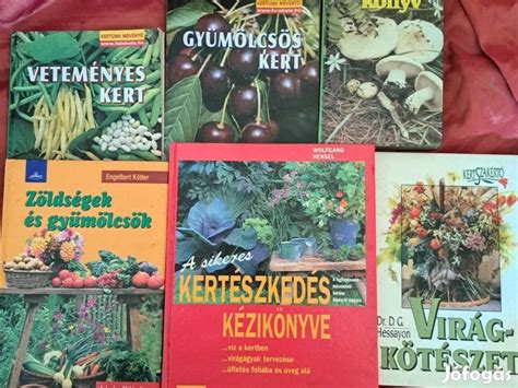 Régi kertészeti szakkönyvek borítói