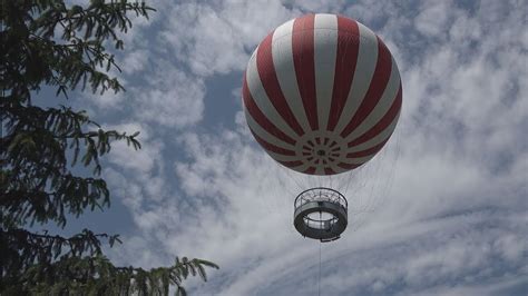kilátás a városligeti hőlégballonból