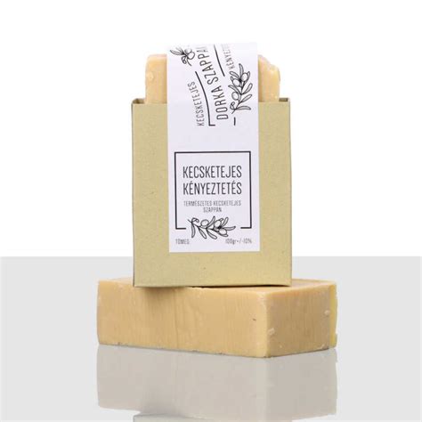 Kecsketejes szappan összetevőkkel