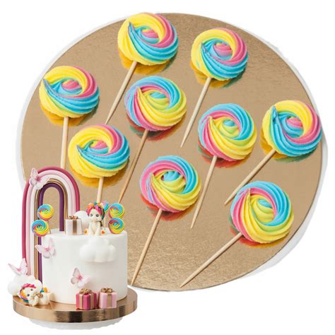 színes torta dekoráció