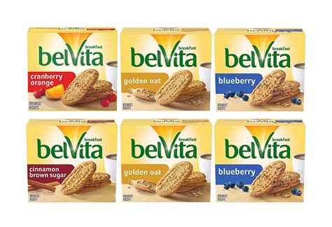 Belvita termékcsalád vizuális összehasonlítása
