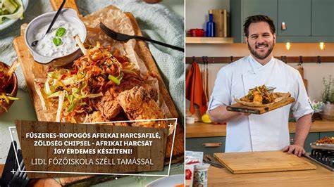 friss harcsa filé és zöldségek előkészítése a konyhapulton