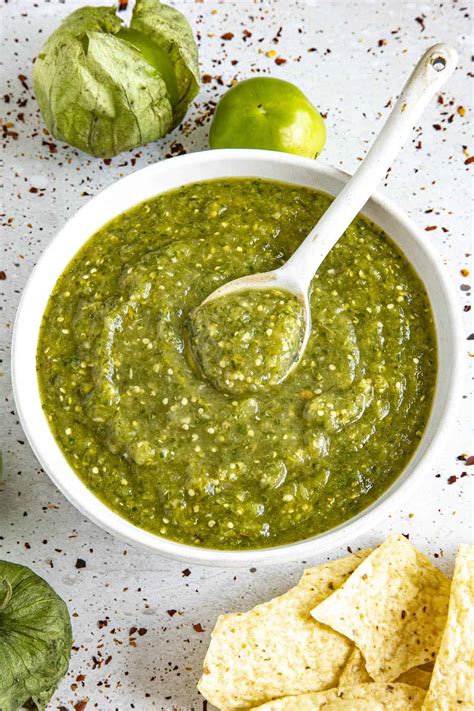 Salsa Verde hozzávalói