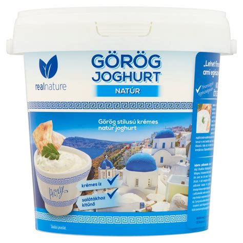 Görög joghurt, natúr és ízesített