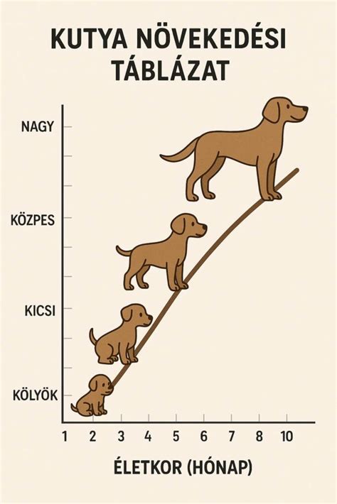 Kölyökkutya növekedési fázisai
