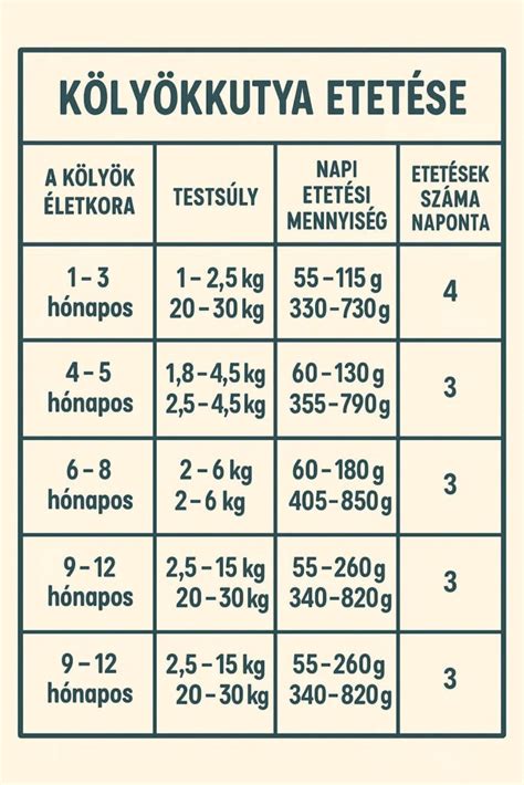 Egészséges kölyökkutya növekedése
