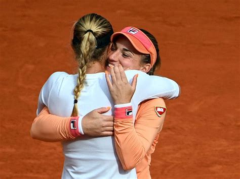 Babos Tímea a Roland Garros női páros döntőjében