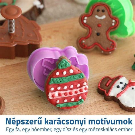 Karácsonyi süteménykiszúró formák