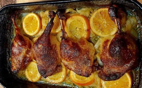 Kacsasült grillsütőben vasedényben