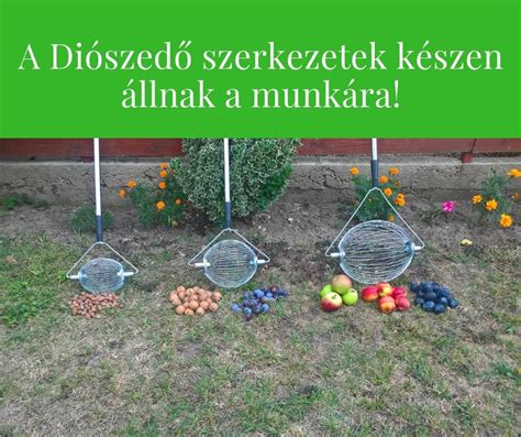 Diószedő szerkezetek a földről való gyűjtéshez