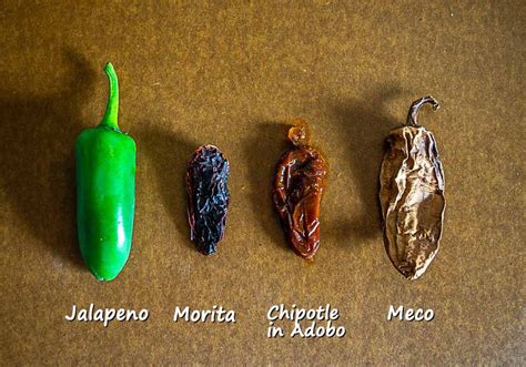 Chipotle morita és meco paprikák