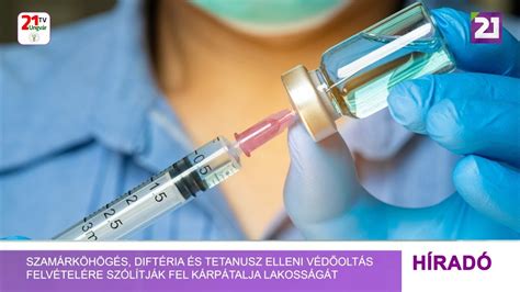 Tetanusz elleni védőoltás ütemezése