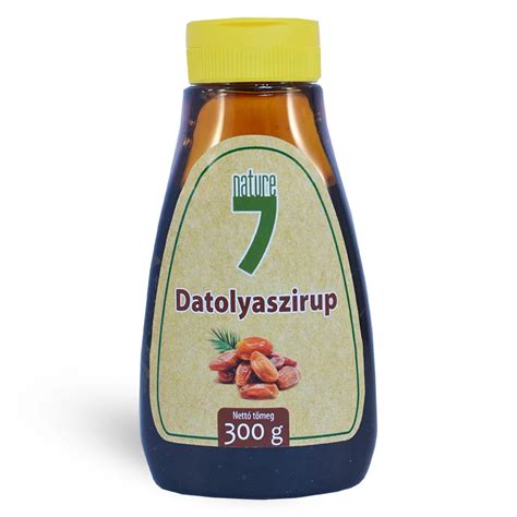 Datolyaszirup alapanyagok