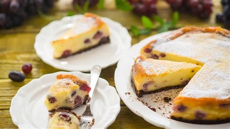 szőlős sajttorta