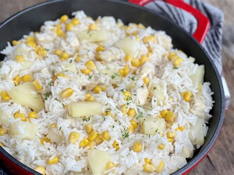 Előkészített hozzávalók a hawaii csirkés spagettihez
