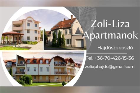 Zoli Apartmanok homlokzata