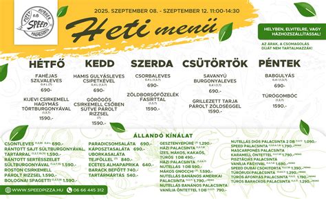 Heti burger különlegességek