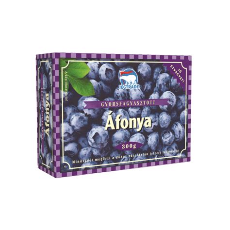 Fagyasztott áfonya és málna