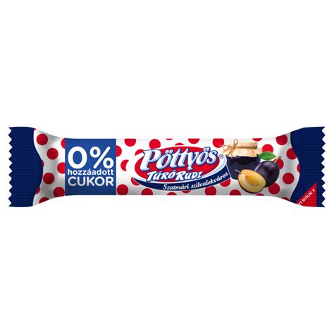 Pöttyös Szatmári Szilvalekváros Túró Rudi