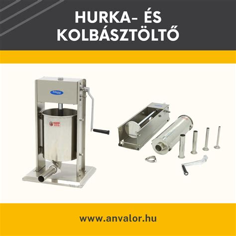 Hurka- és kolbásztöltő cső különböző méretekben