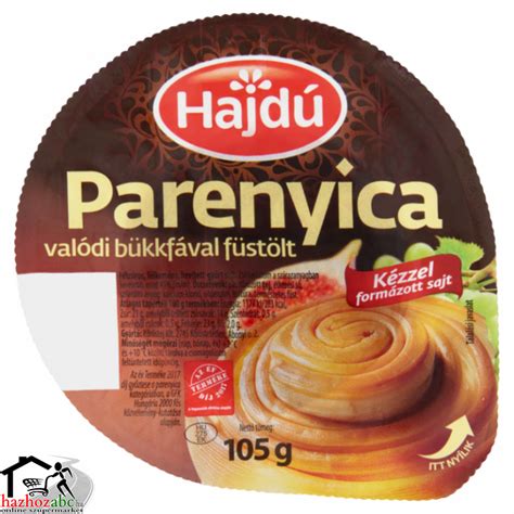 Parenyica sajt, füstölt