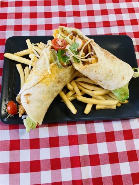 Barbecue csirke tortilla
