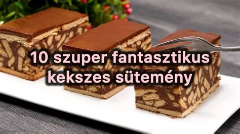 Egészséges kekszes desszert