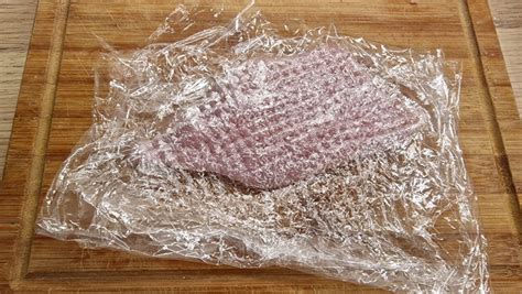 Pulykamell klopfolása folpack fóliával