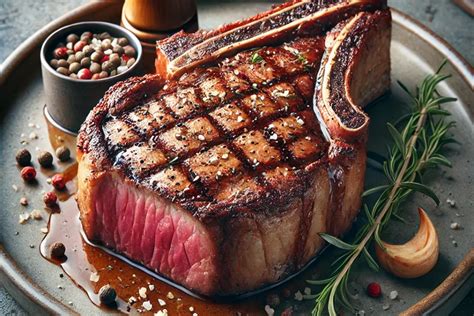 egybesült marhasteak különböző fűszerekkel és zöldségekkel