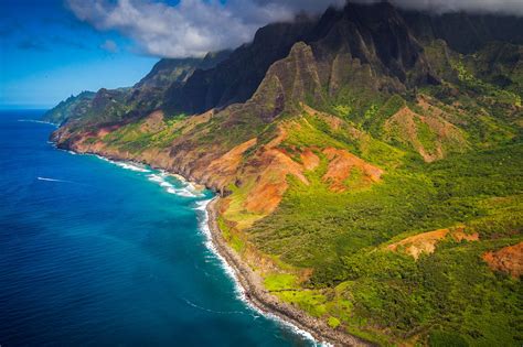 Kauai szigetének Napali partja