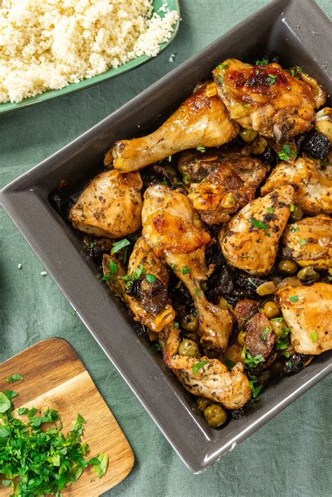 Tálalt Marbella csirke