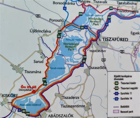 A Tisza szennyezettségét mutató térkép