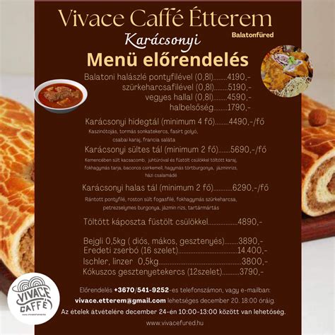 Vivace Caffé Étterem bejárat