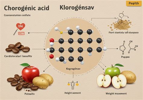 A klorogénsav molekuláris szerkezete