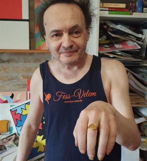 Galla Miklós humorista portréja