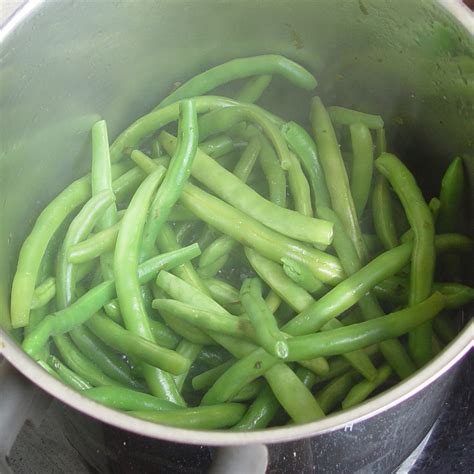 Frissen szedett zöldbab